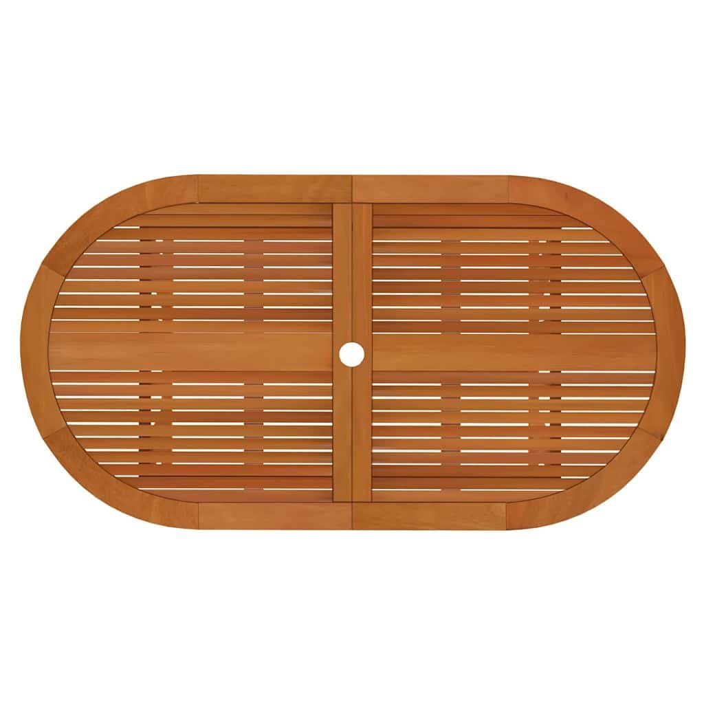 7-Piece Eucalyptus Wood Outdoor Dining Set