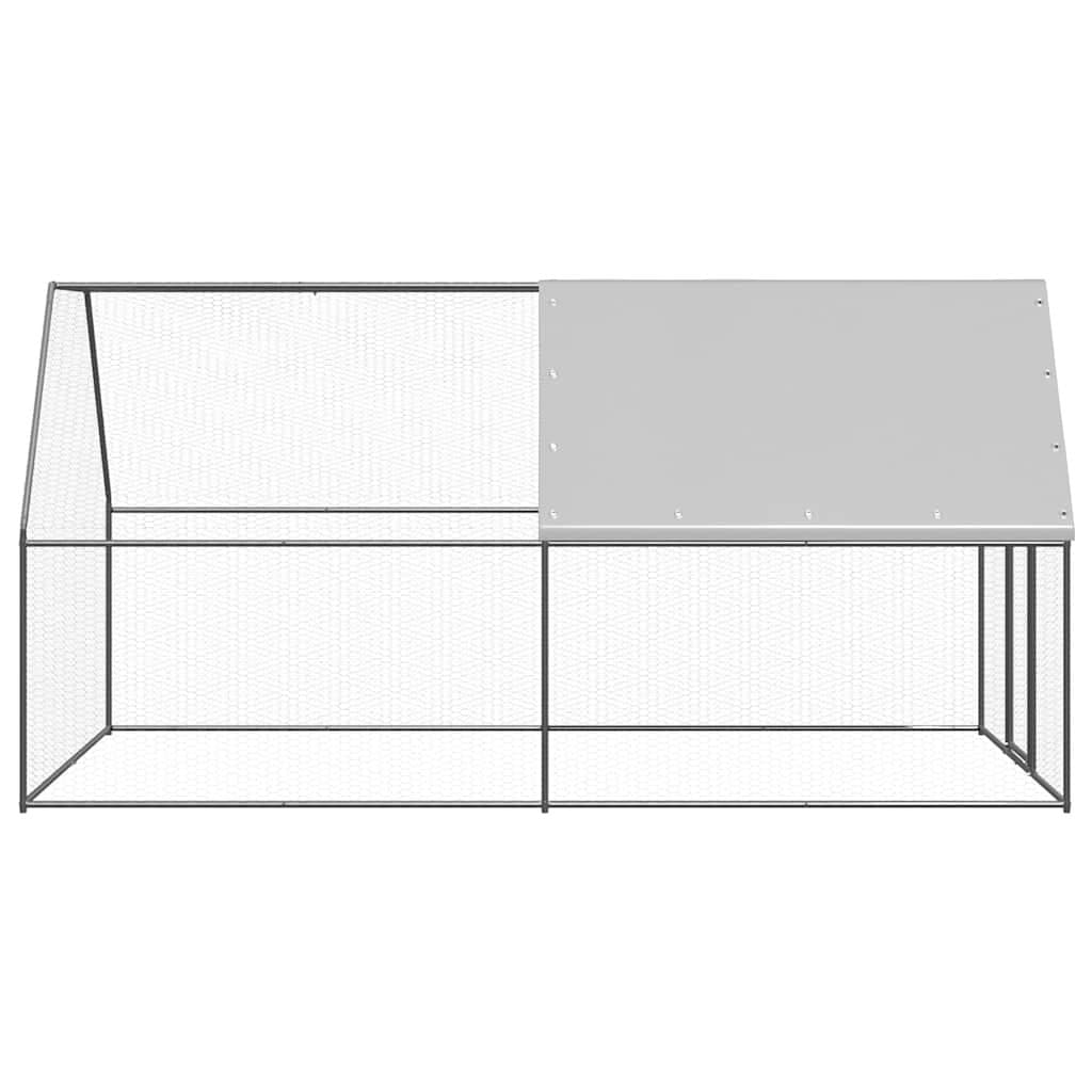 2x4x2 m Galvanised Steel Chicken Cage
