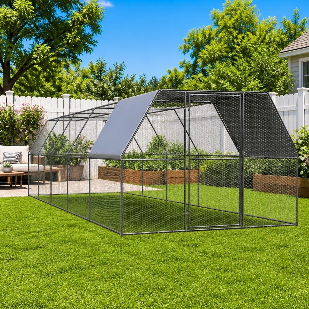Galvanised Steel Chicken Cage for Small Animals