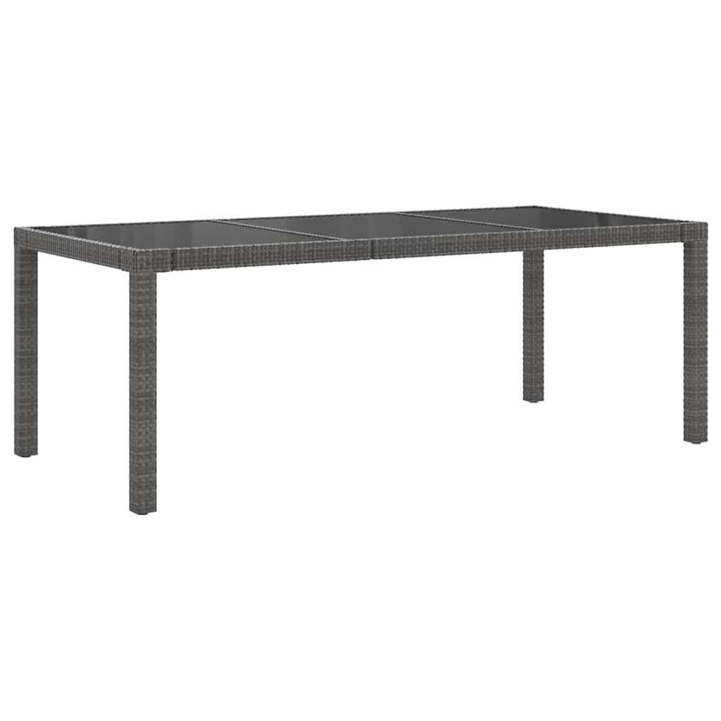 7-Piece Garden Furniture Set with Durable Grey Cushions