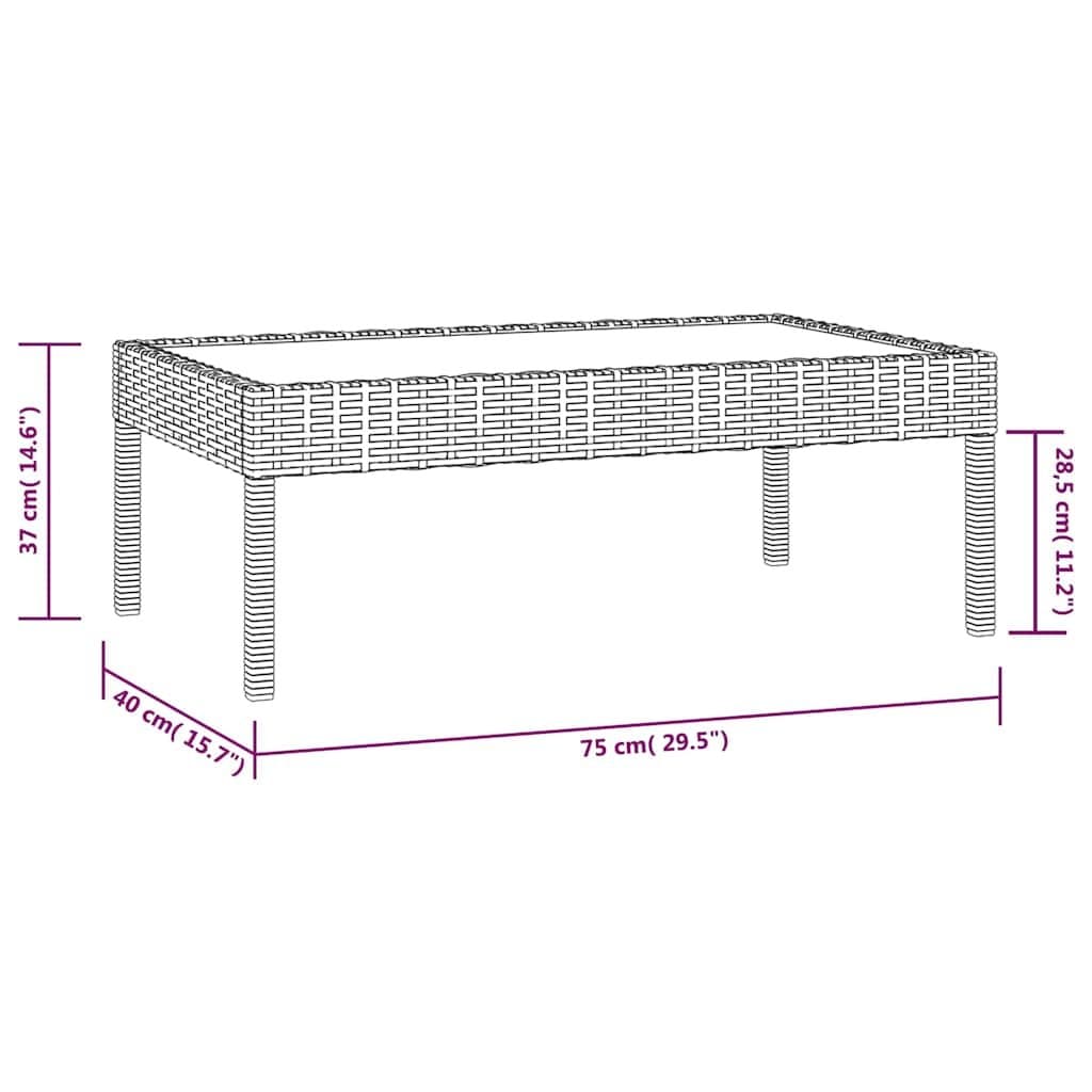 Poly Rattan Garden Lounge Set 16 Piece Outdoor Furniture Patio with Cushions