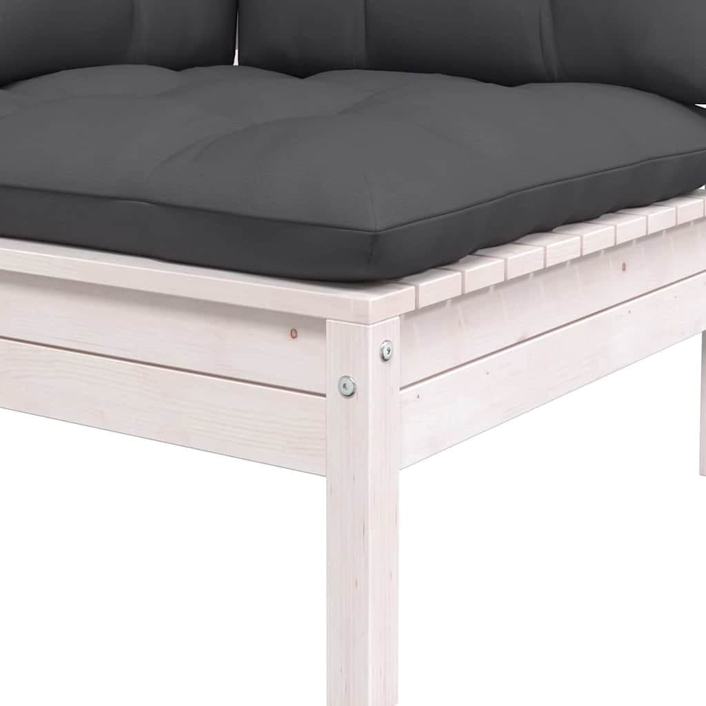 8 Piece Modular Outdoor Garden Lounge Set with Cushions