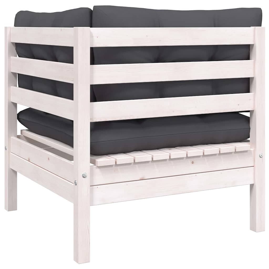 8 Piece Modular Outdoor Garden Lounge Set with Cushions