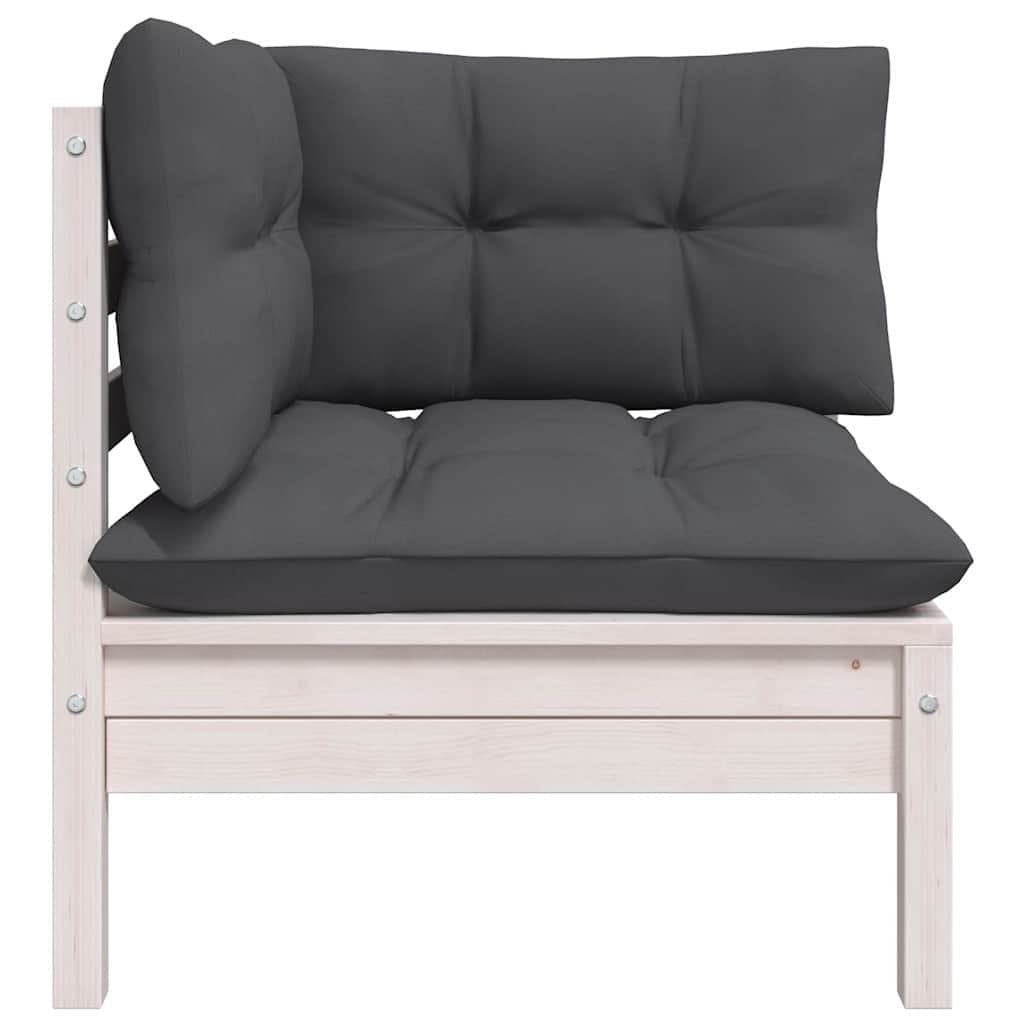 8 Piece Modular Outdoor Garden Lounge Set with Cushions