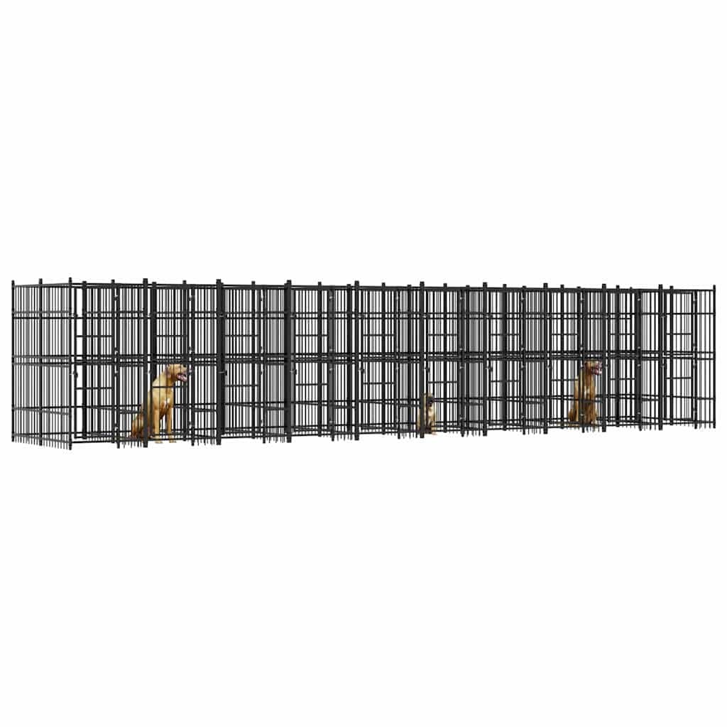 Outdoor Steel Dog Kennel Exercise Pen
