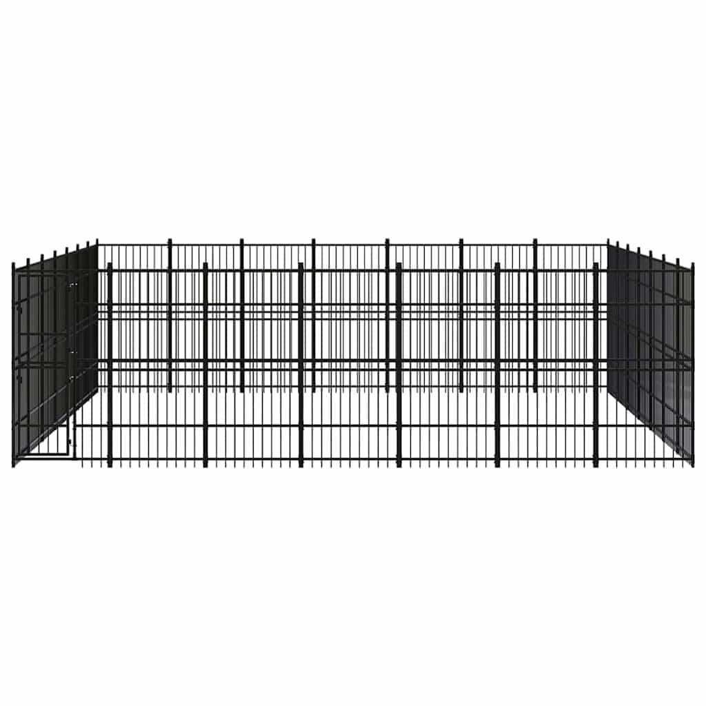Large Steel Dog Kennel Outdoor Run for Safe Play