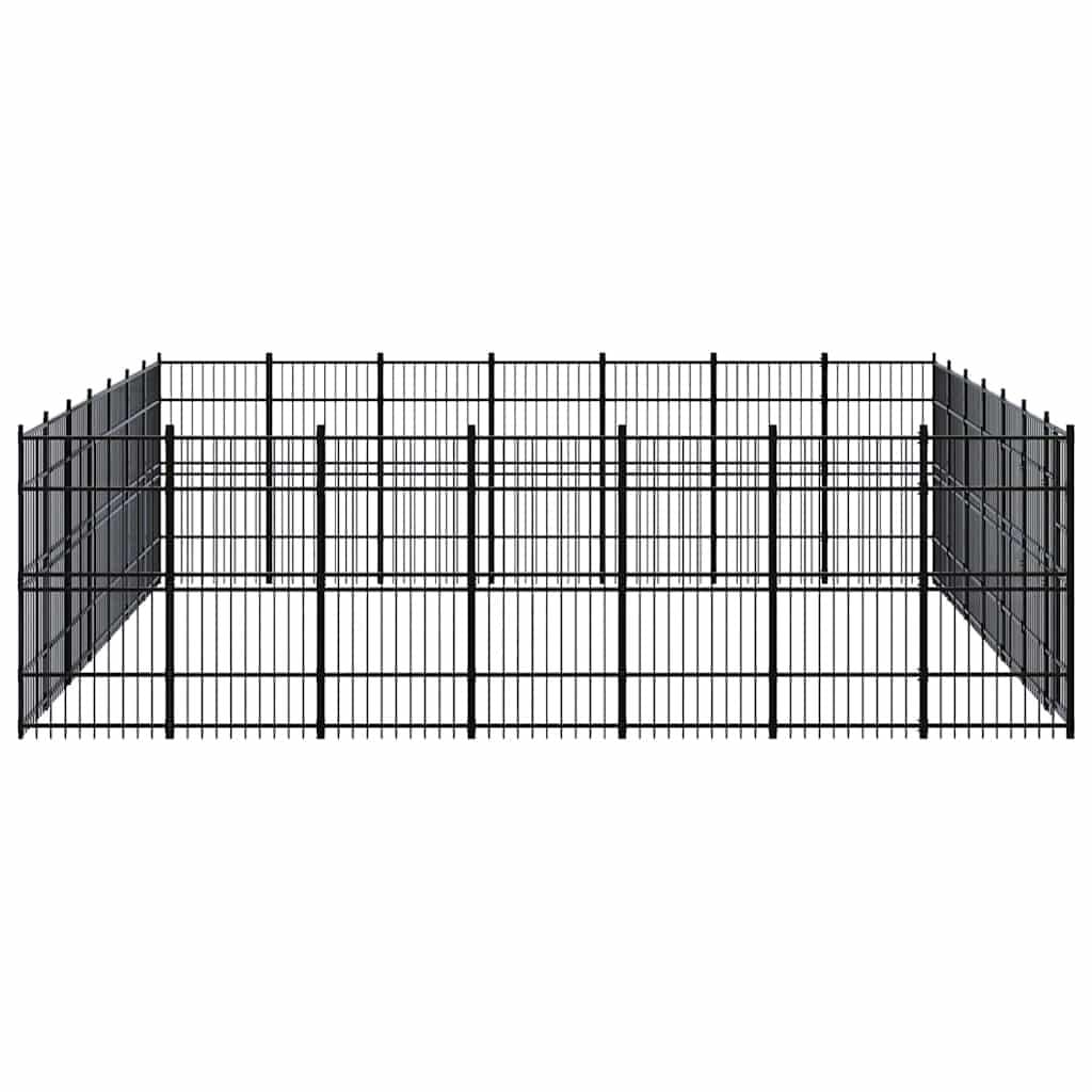 Large Steel Dog Kennel Outdoor Run for Safe Play