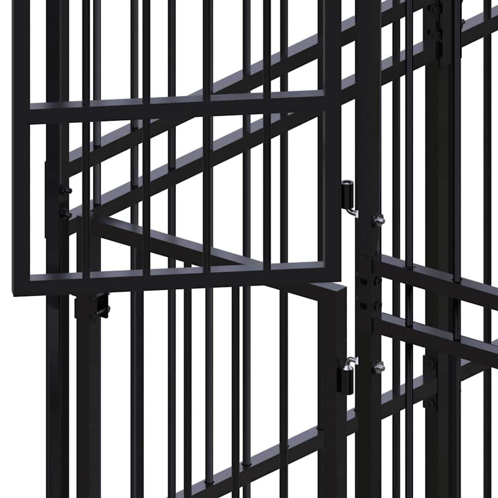Large Steel Dog Kennel Outdoor Run for Safe Play