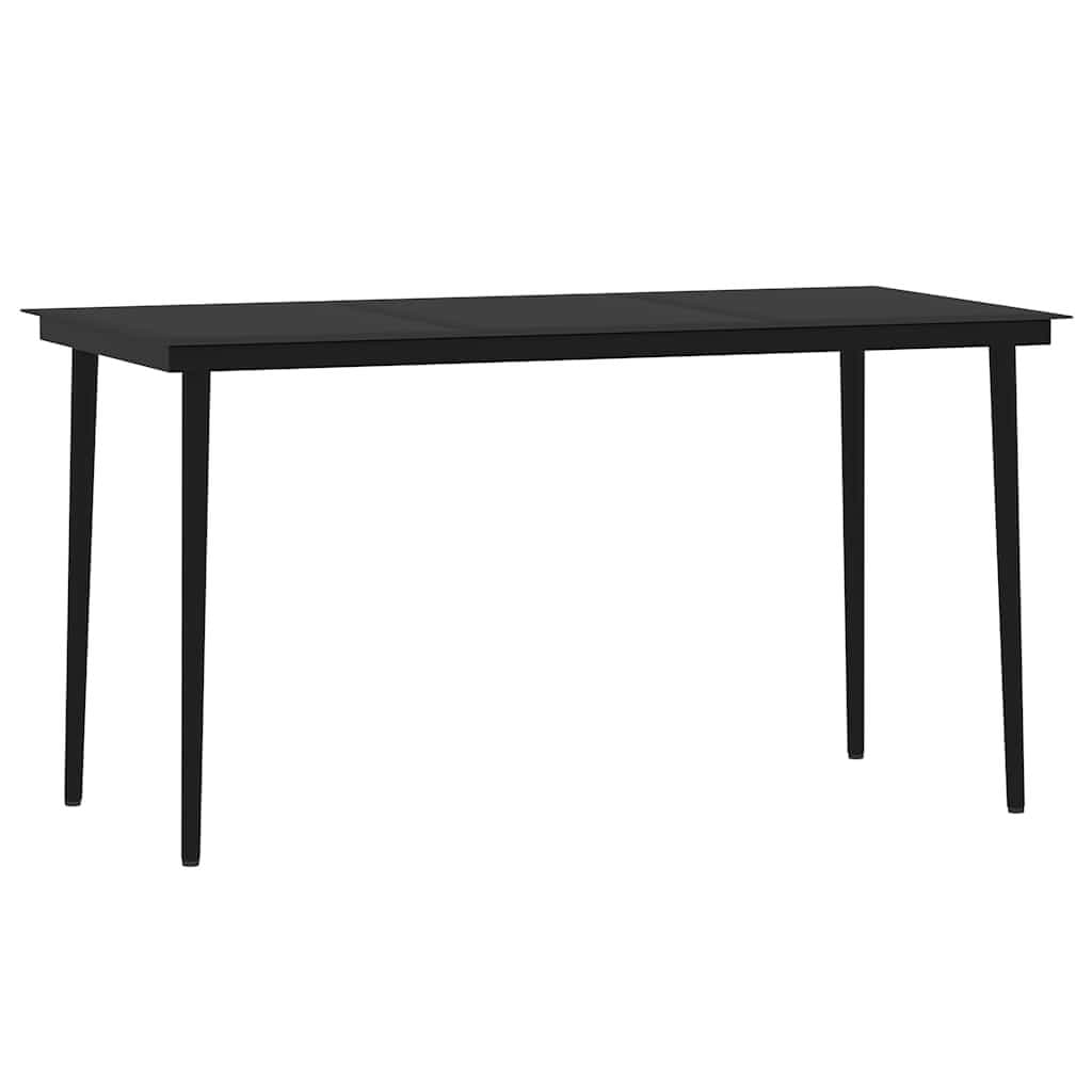 7-Piece Outdoor Garden Dining Set with Glass Table