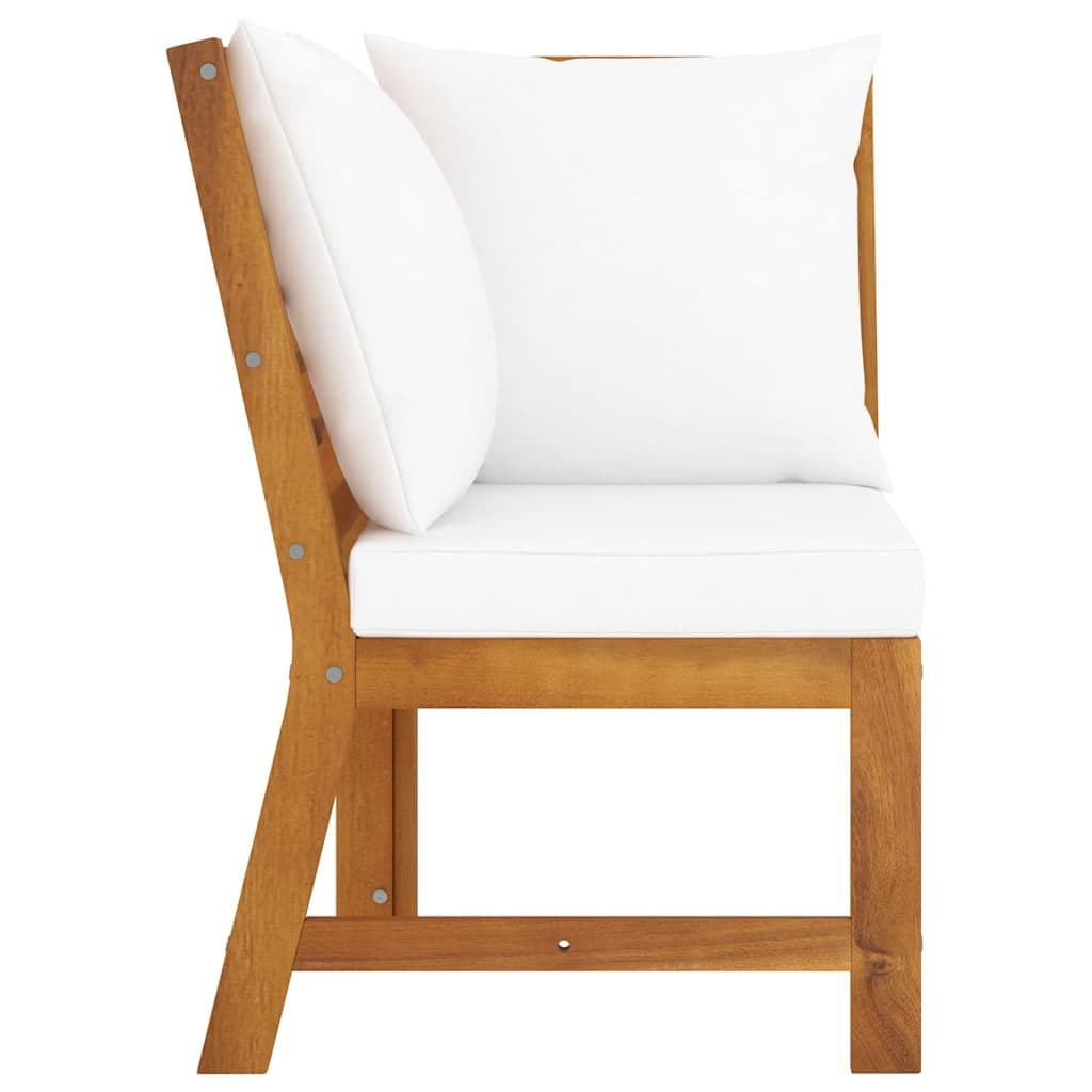 Outdoor Sectional Corner Sofa in Acacia Wood
