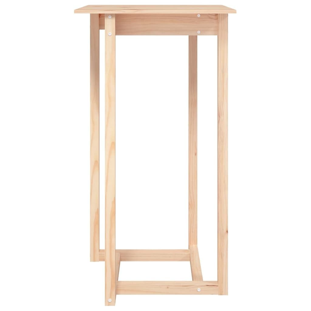 Solid Pine Wood 3 Piece Bar Set for Kitchen and Dining