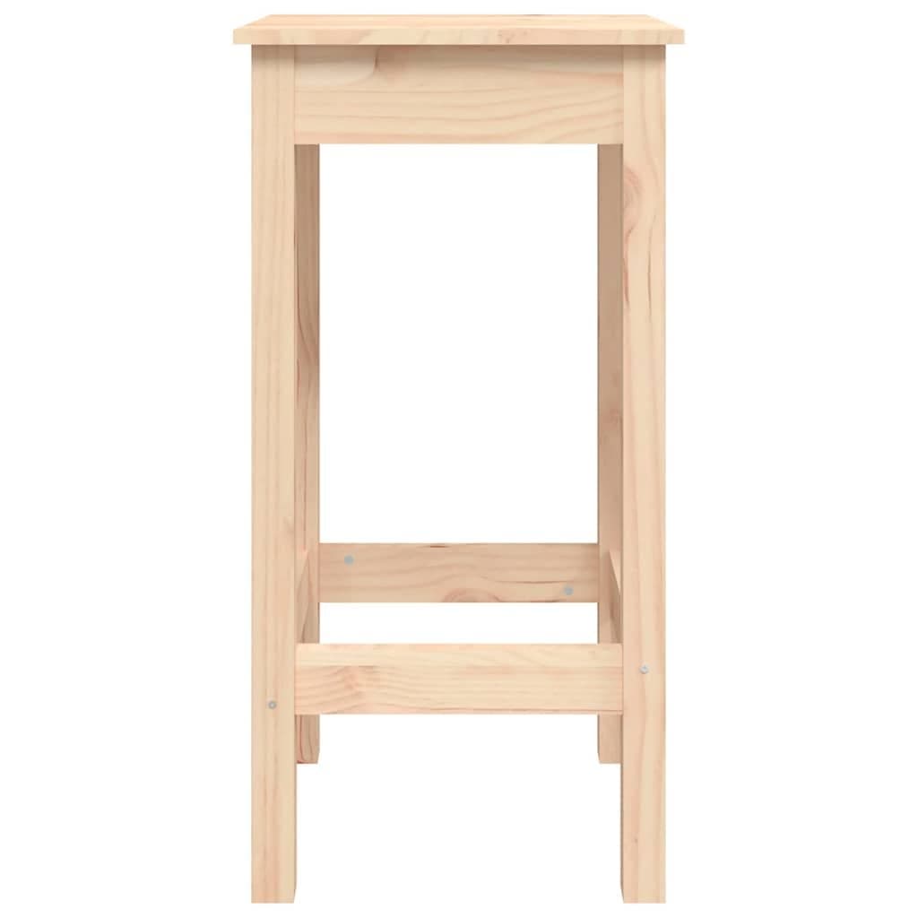 Solid Pine Wood 3 Piece Bar Set for Kitchen and Dining