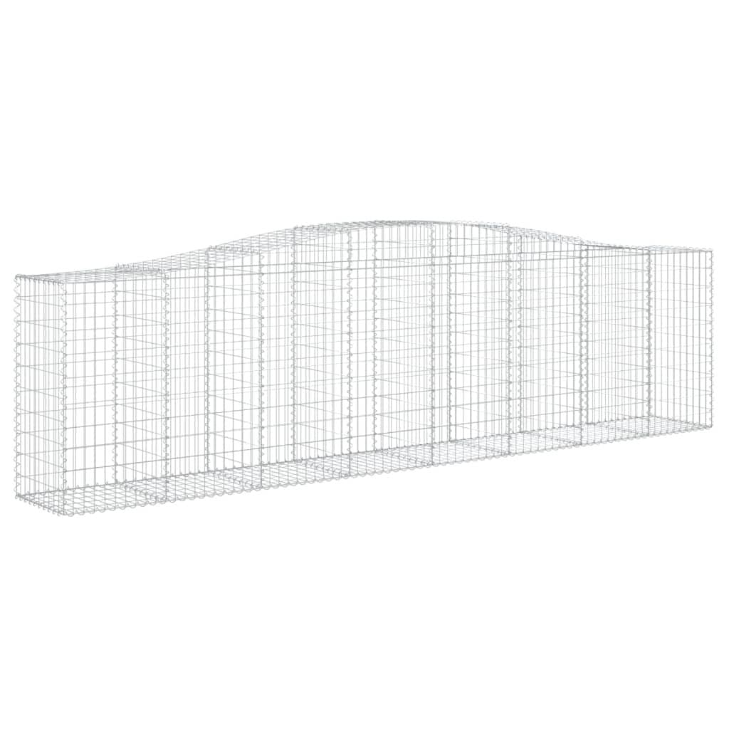 Arched Gabion Baskets 6 pcs 400x50x100/120 cm