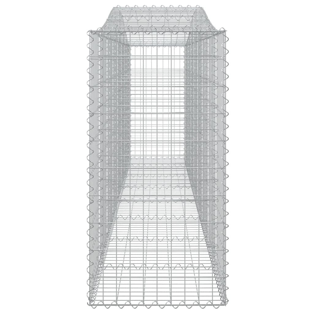Arched Gabion Baskets 6 pcs 400x50x100/120 cm