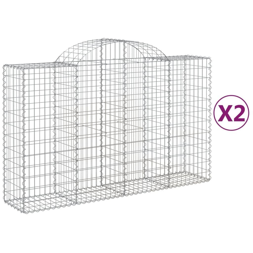 Arched Gabion Baskets Set for Outdoor Use