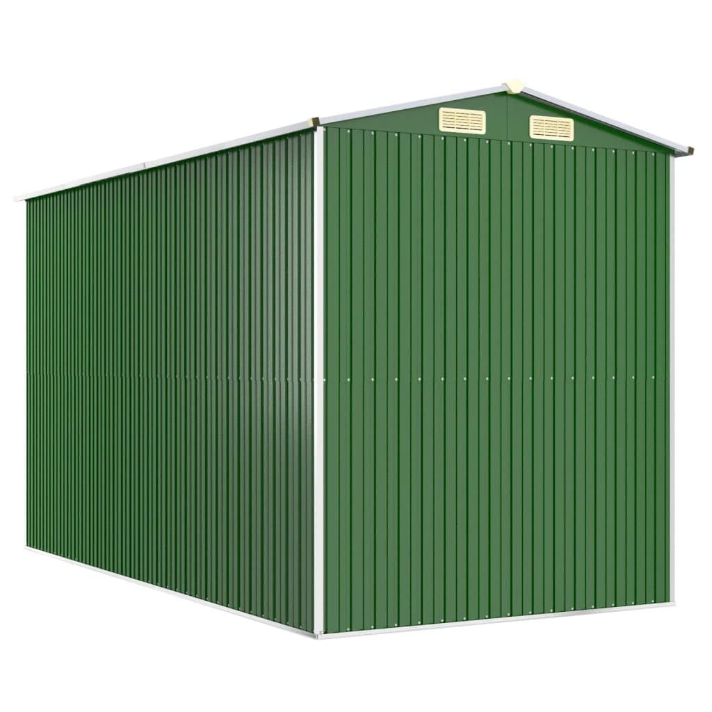 Green Garden Shed for Outdoor Storage