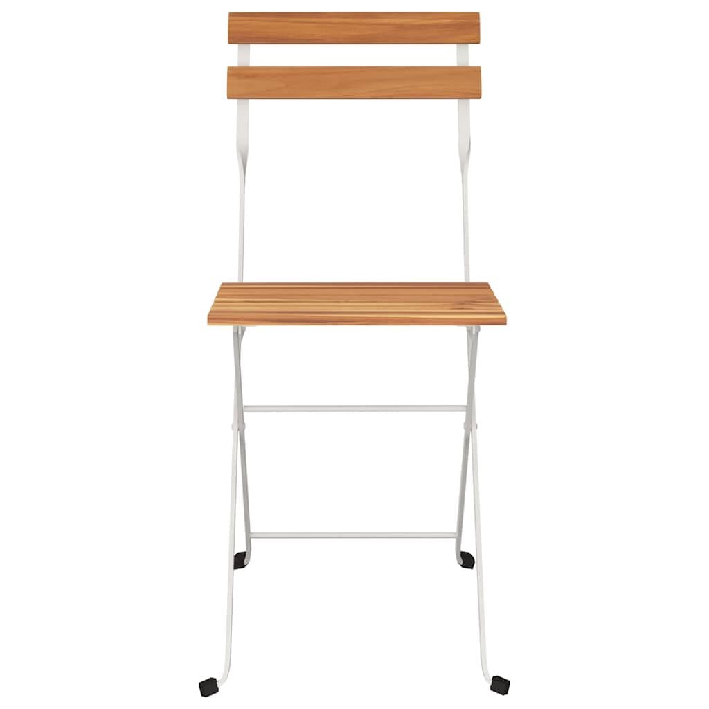 Folding Bistro Chairs Set of 6 for Outdoors