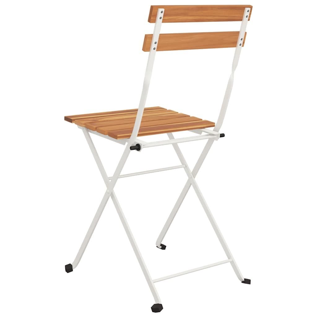 Folding Bistro Chairs Set of 6 for Outdoors