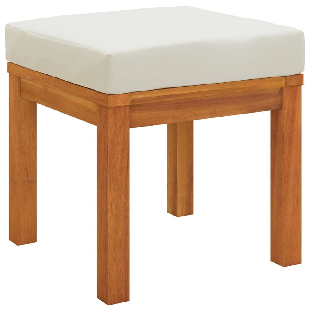 Solid Wood Acacia 6-Piece Outdoor Garden Dining Set