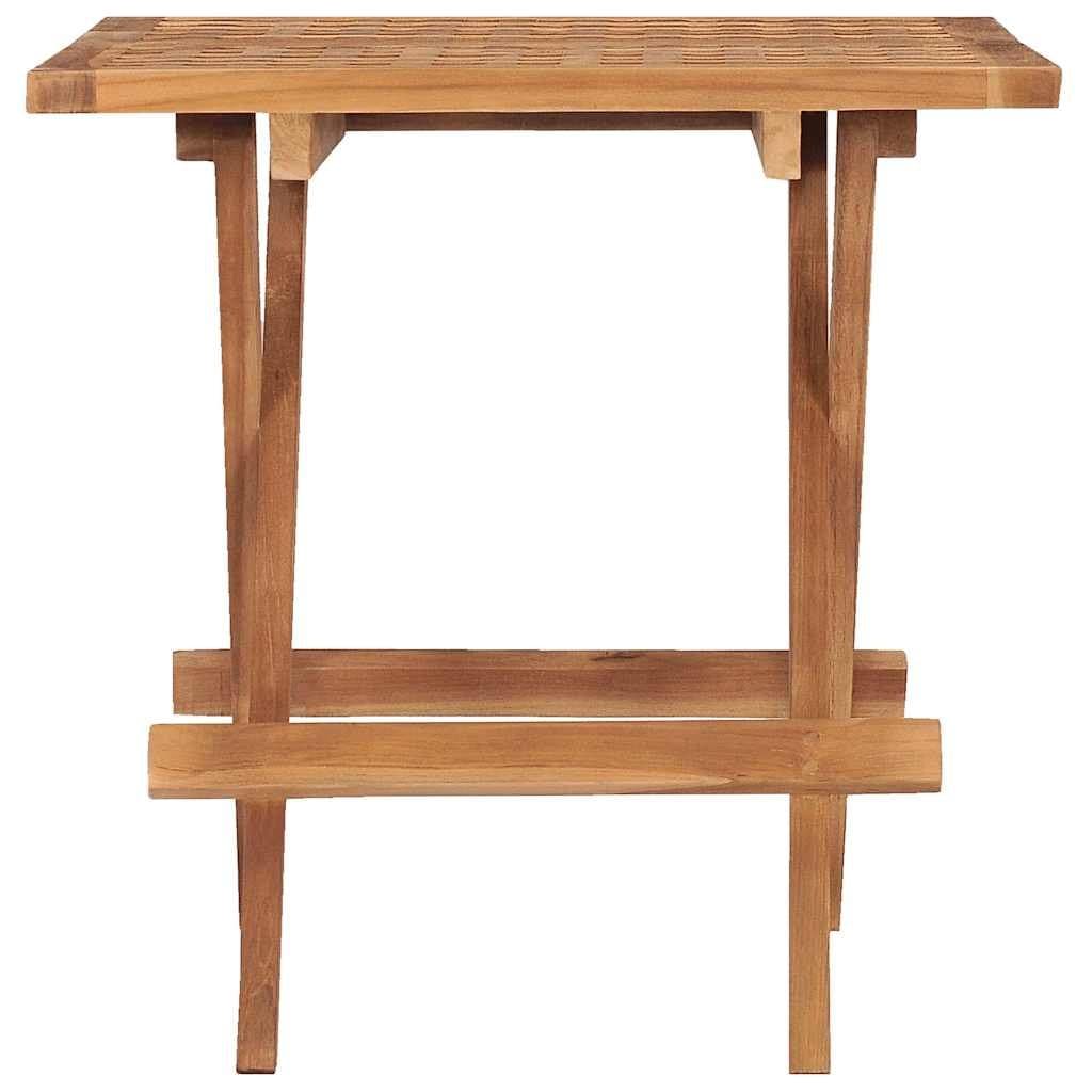 Brown Wood Folding Garden Table for Outdoors