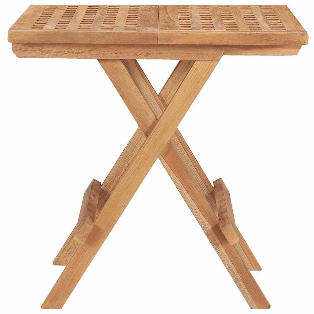 Brown Wood Folding Garden Table for Outdoors