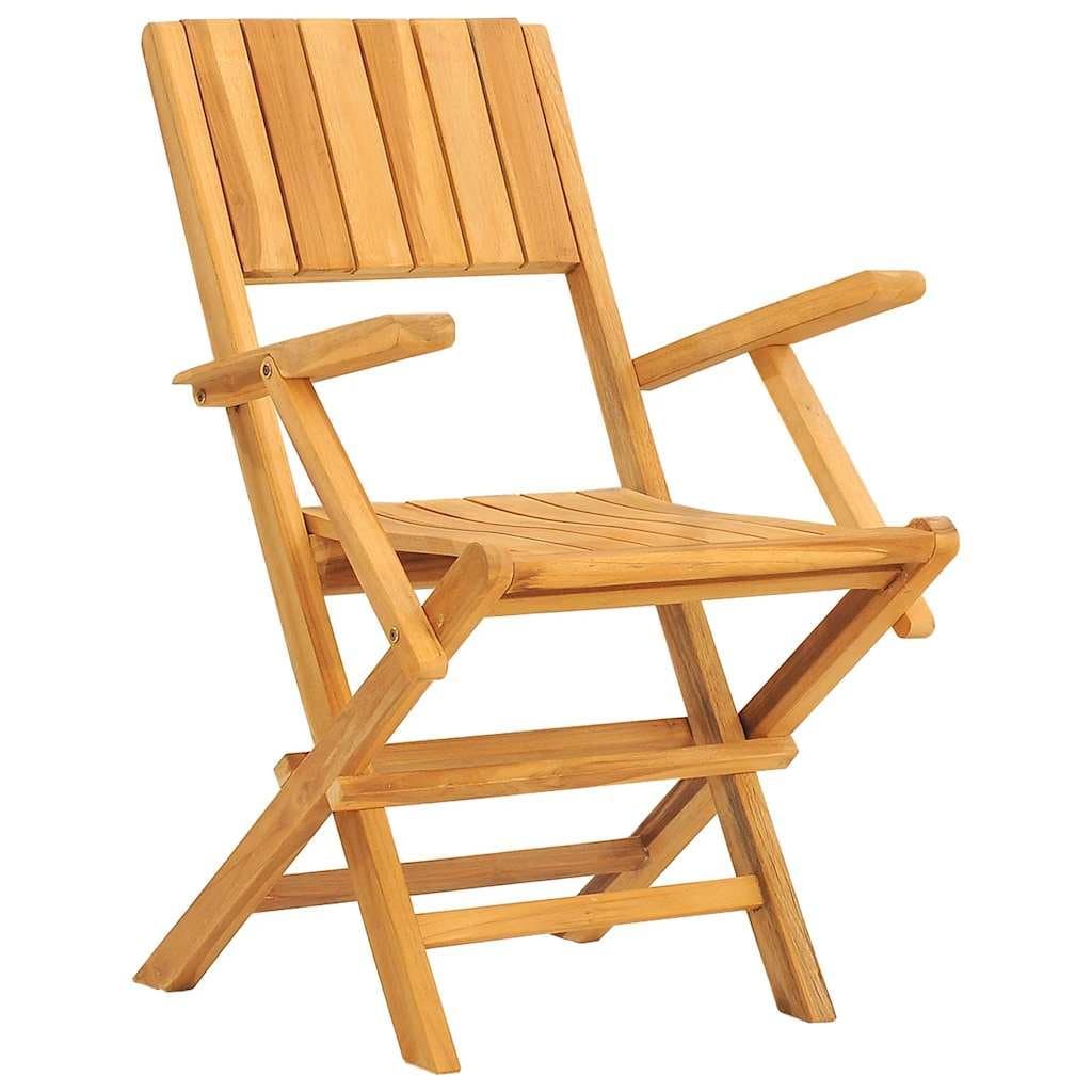 Teak Outdoor Dining Set 5 Piece Wooden Patio Furniture