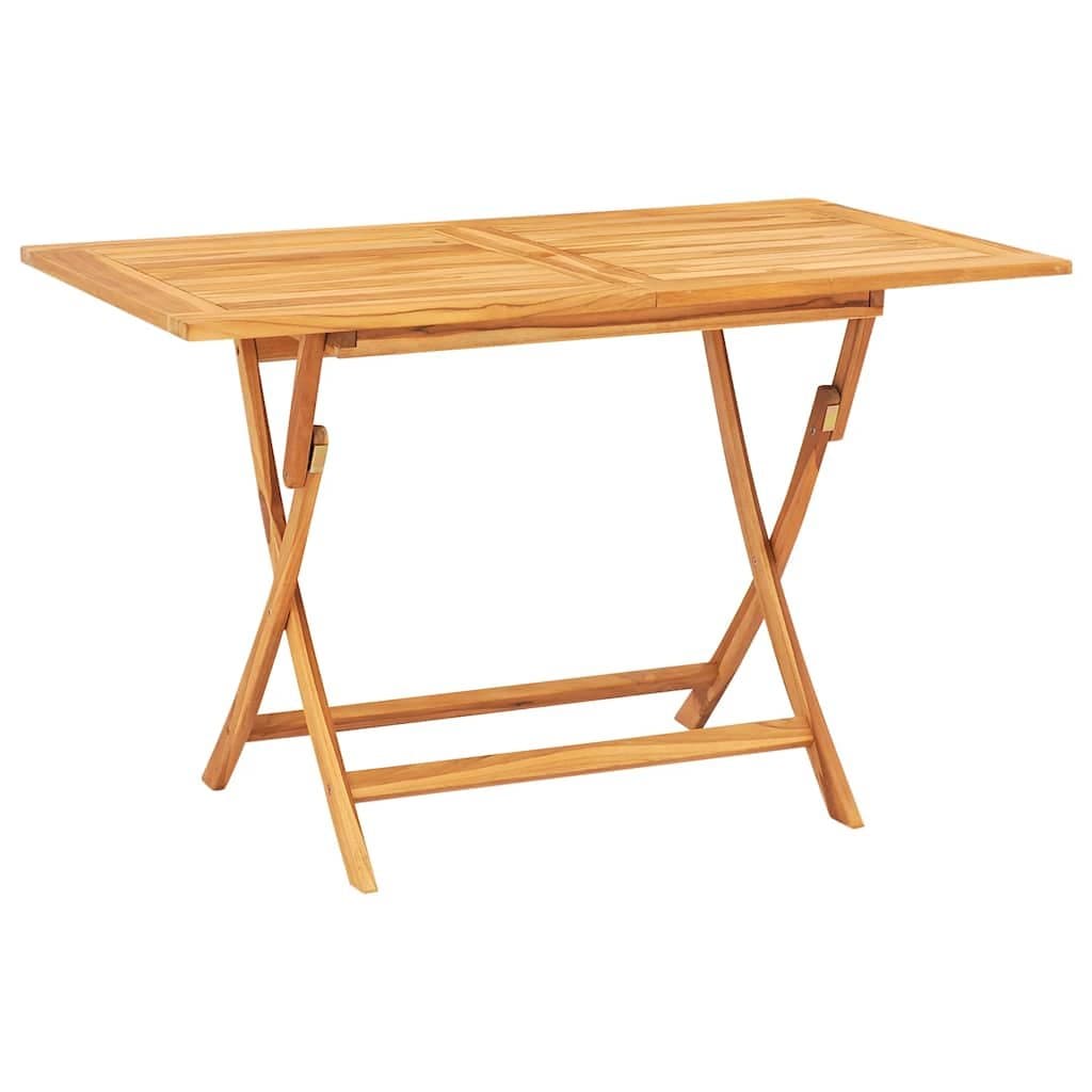 Teak Outdoor Dining Set 5 Piece Wooden Patio Furniture