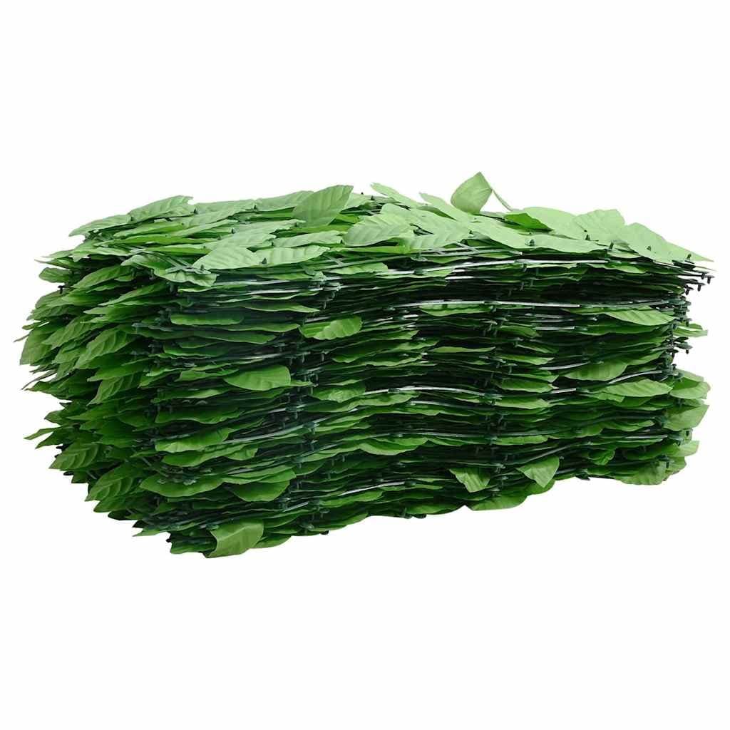 Privacy Screen Balcony Garden Outdoor 400x150 cm Green Leaves Fence Decoration