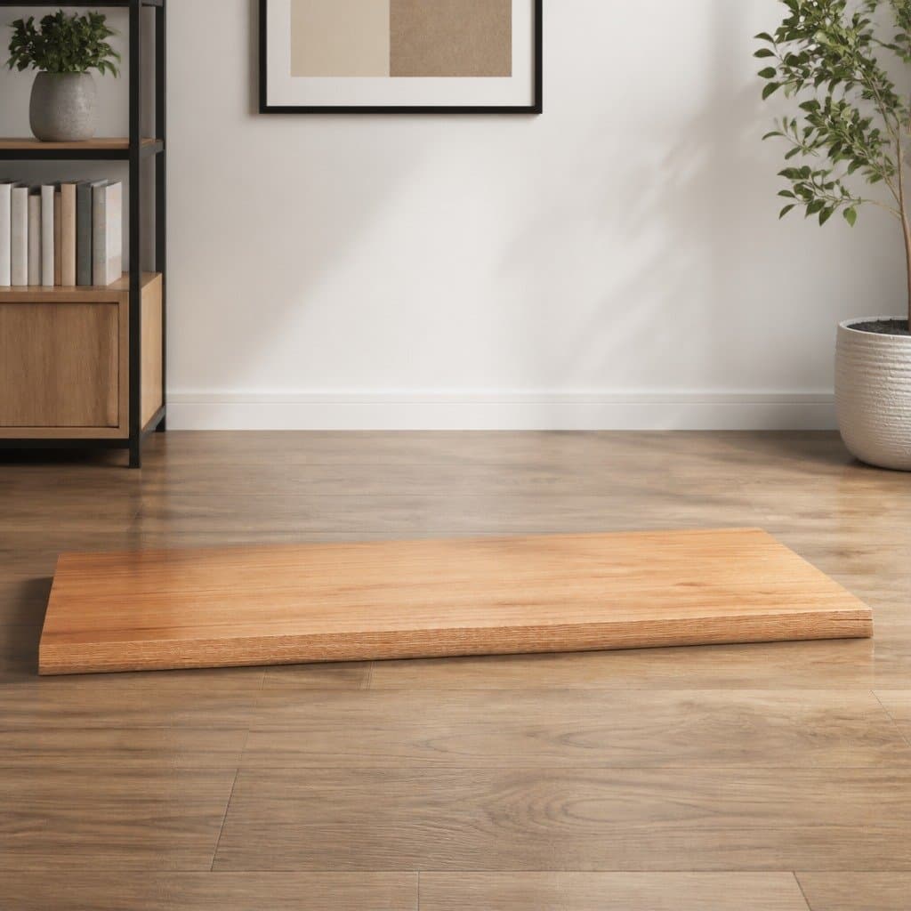 Solid Oak Wood Table Top 100x50x4 cm