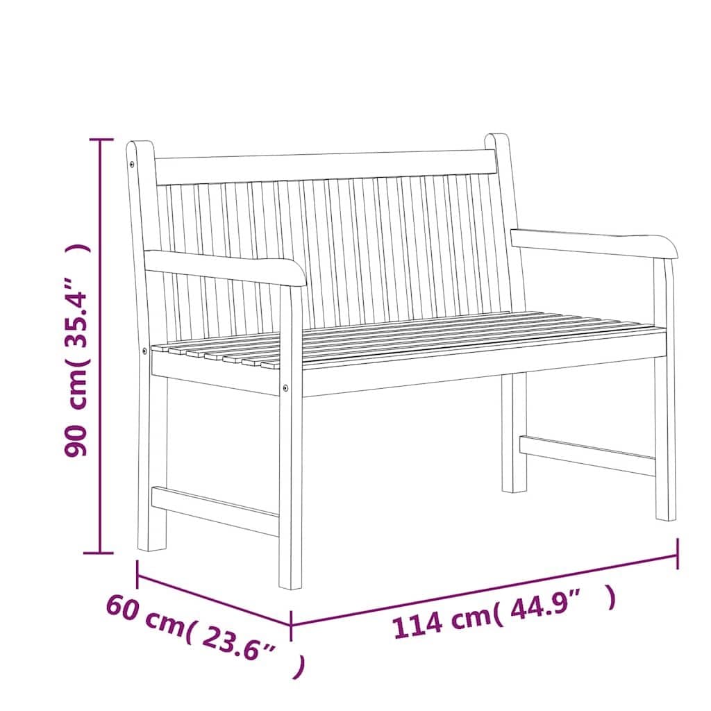 Solid Teak 5 Piece Garden Dining Set for Outdoor Use
