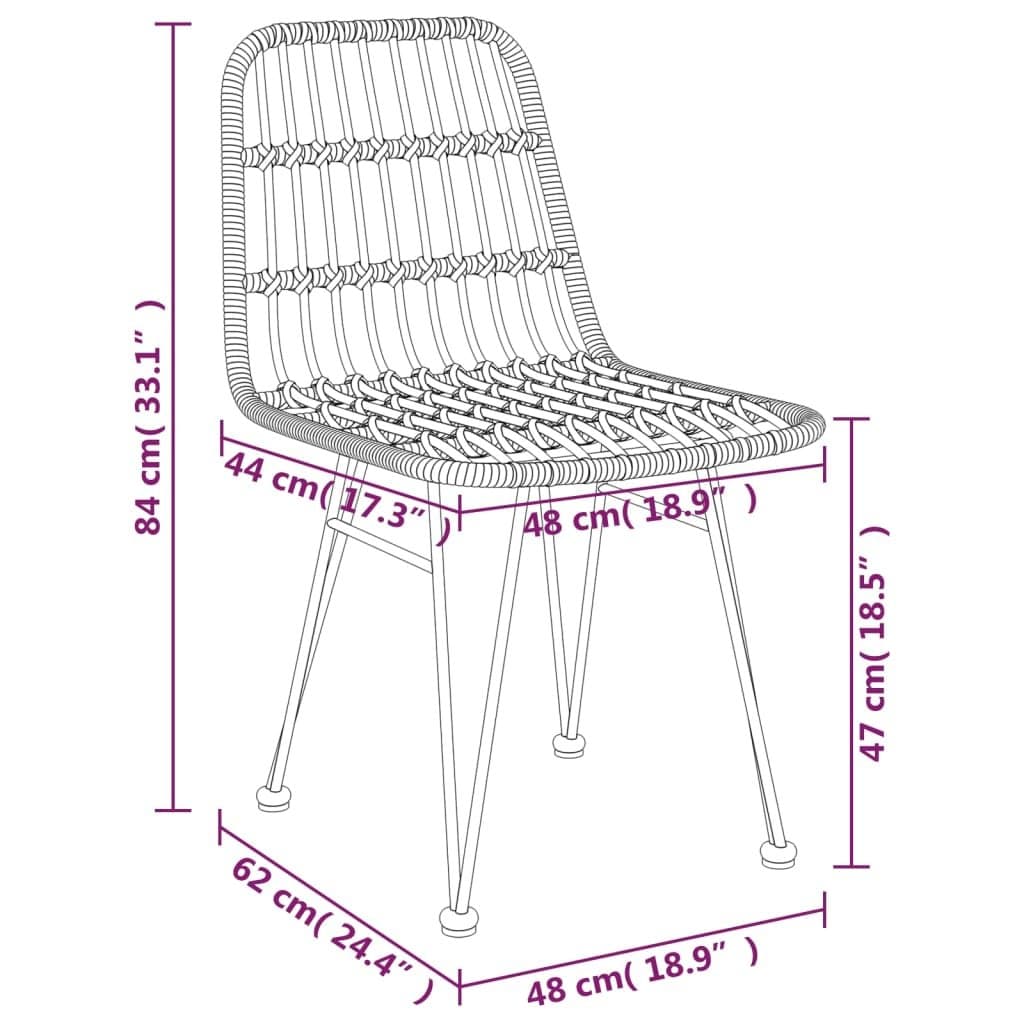 5 Piece Garden Dining Set for Outdoor Spaces
