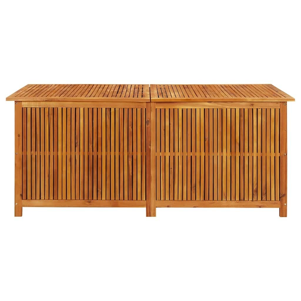 Solid Acacia Wood Garden Storage Box 175x80x75 cm