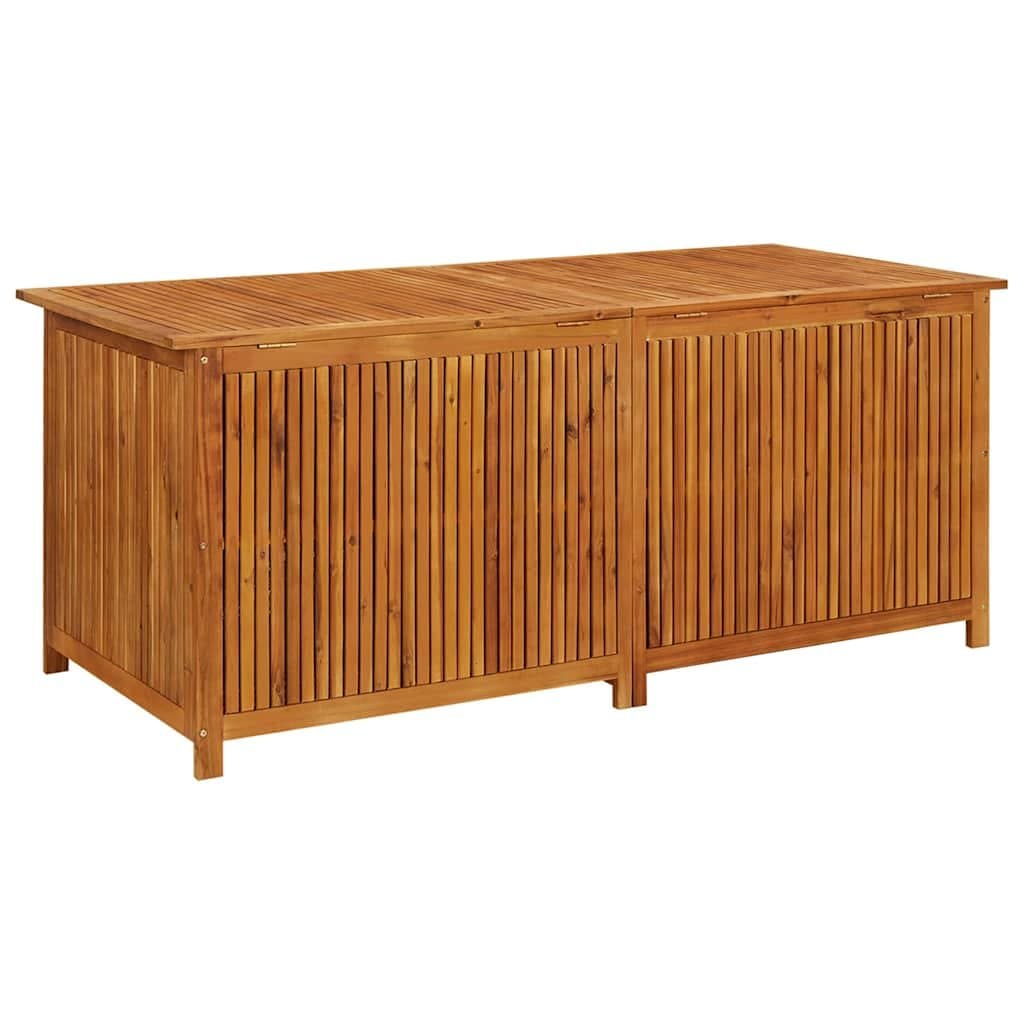 Solid Acacia Wood Garden Storage Box 175x80x75 cm