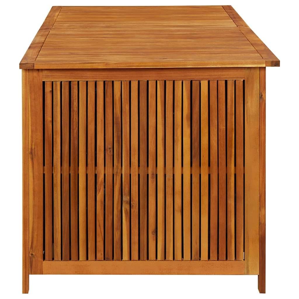 Solid Acacia Wood Garden Storage Box 175x80x75 cm