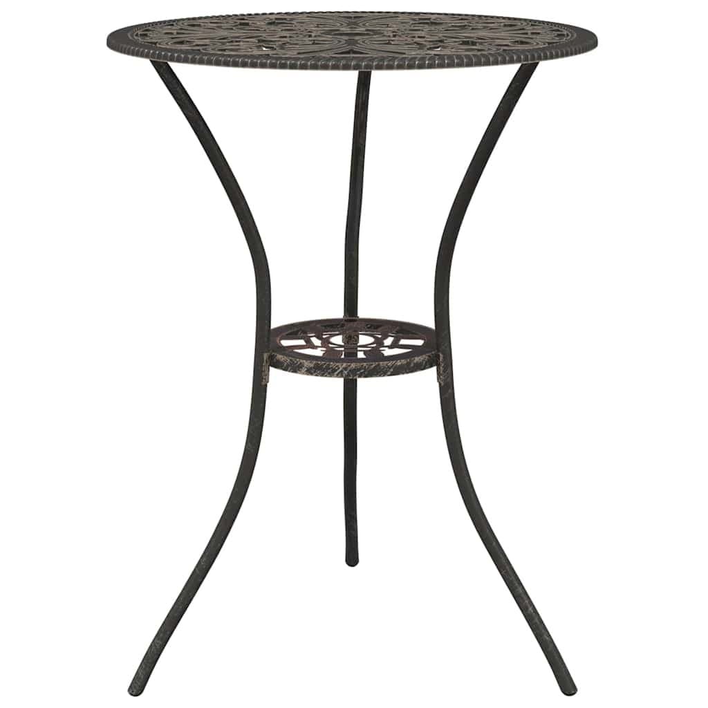 Cast Metal 3 Piece Bistro Set for Outdoor Spaces