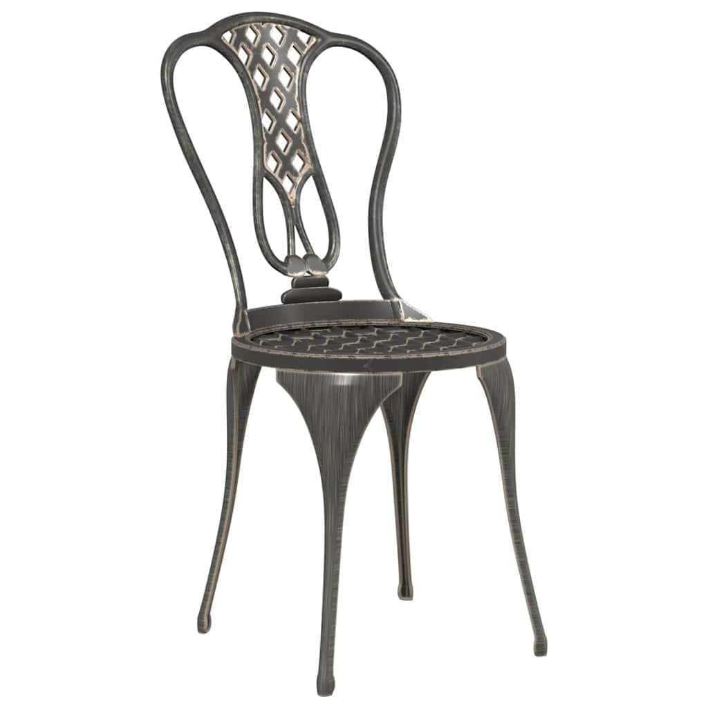 Cast Metal 3 Piece Bistro Set for Outdoor Spaces