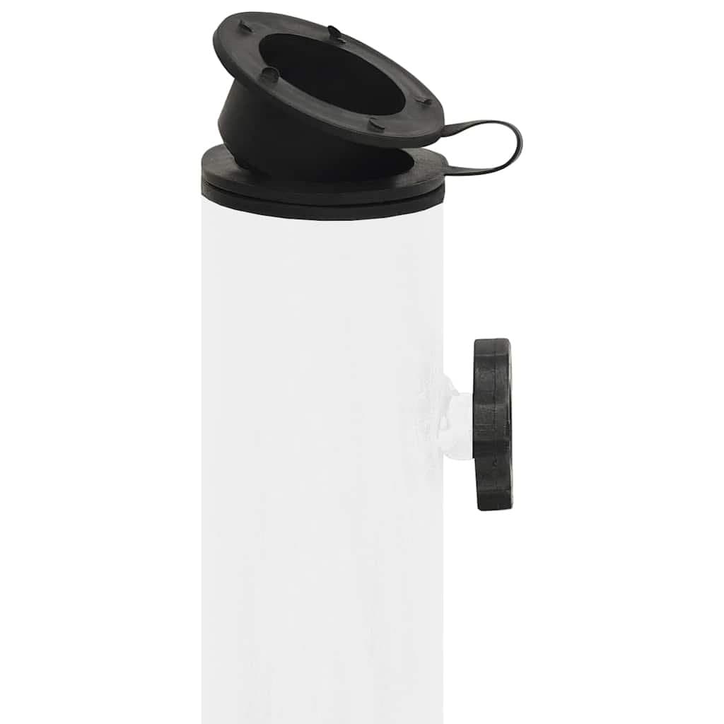 White Cast Iron Umbrella Base 40x40x32cm