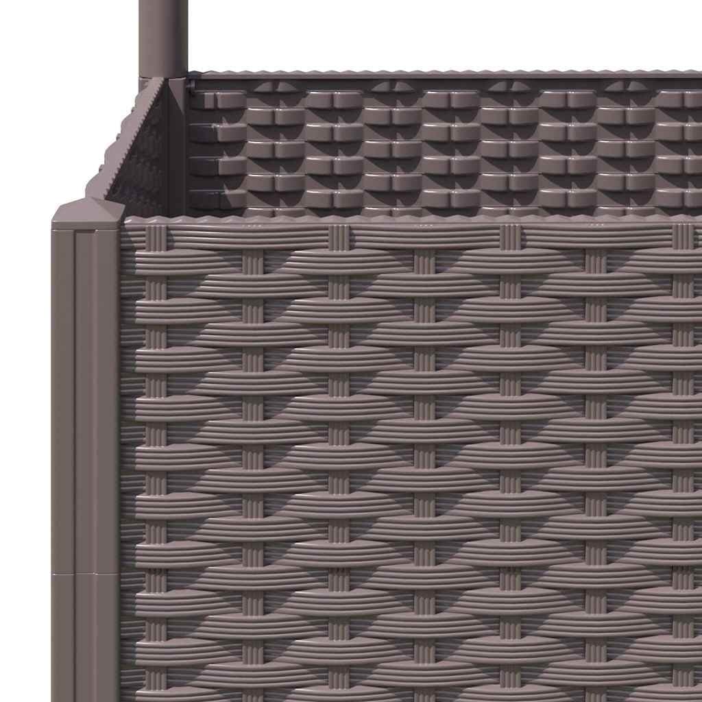 Garden Planter with Integrated Trellis for Climbing Plants