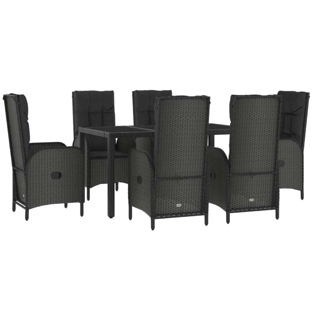 7-Piece Outdoor Dining Set with Sturdy Steel Frame