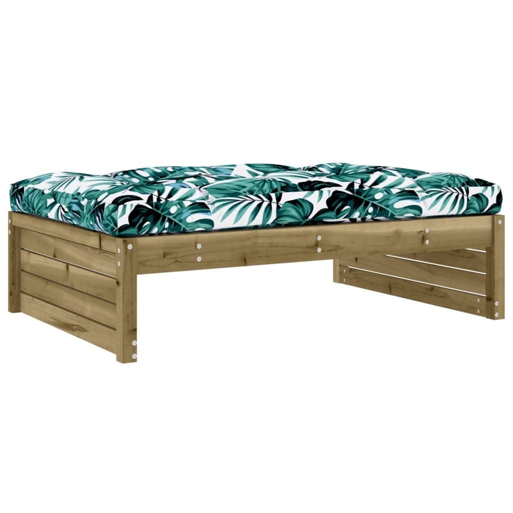 5-Piece Outdoor Wooden Garden Lounge Set with Cushions