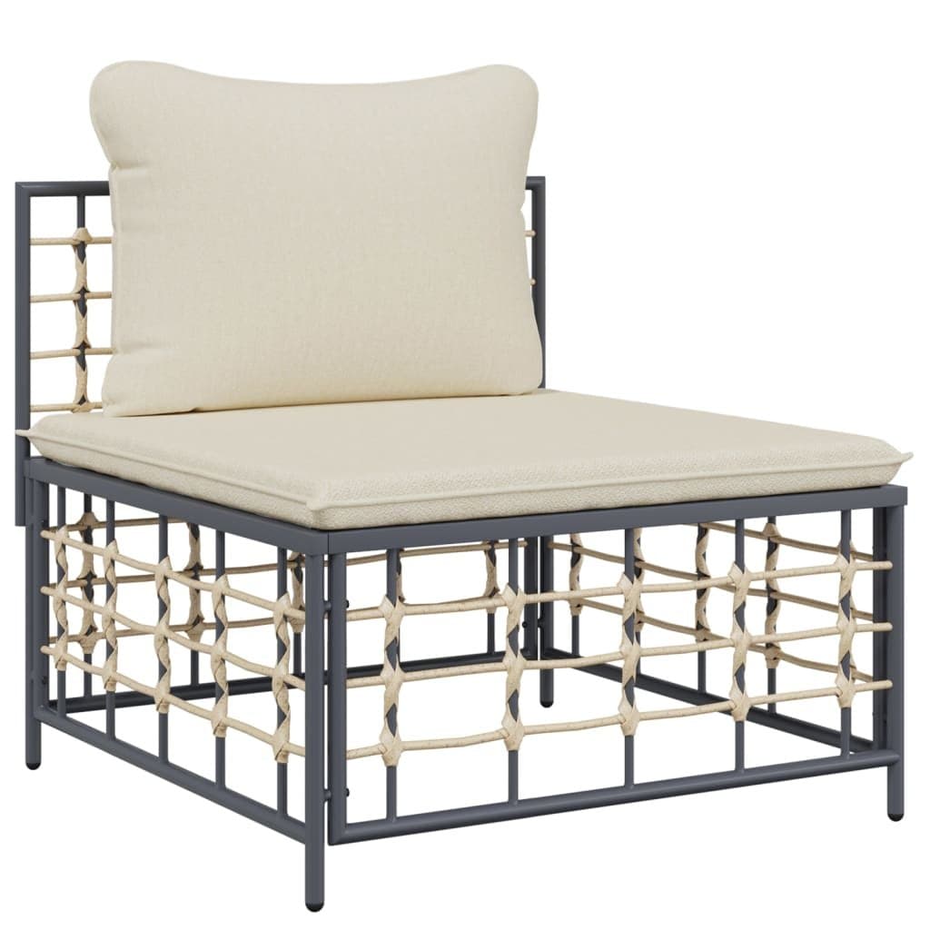 5 Piece Outdoor Lounge Set with Cushions
