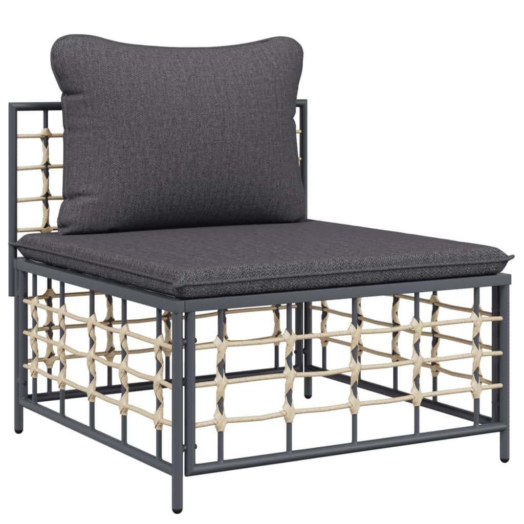 3-Piece Outdoor Garden Lounge Set with Cushions