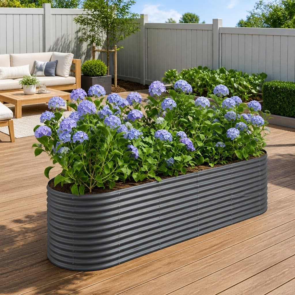 Galvanised Steel Raised Bed for Gardening