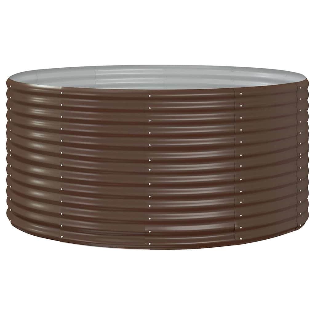Brown Garden Raised Bed 140x140x68cm