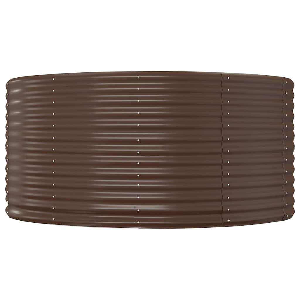 Brown Garden Raised Bed 140x140x68cm