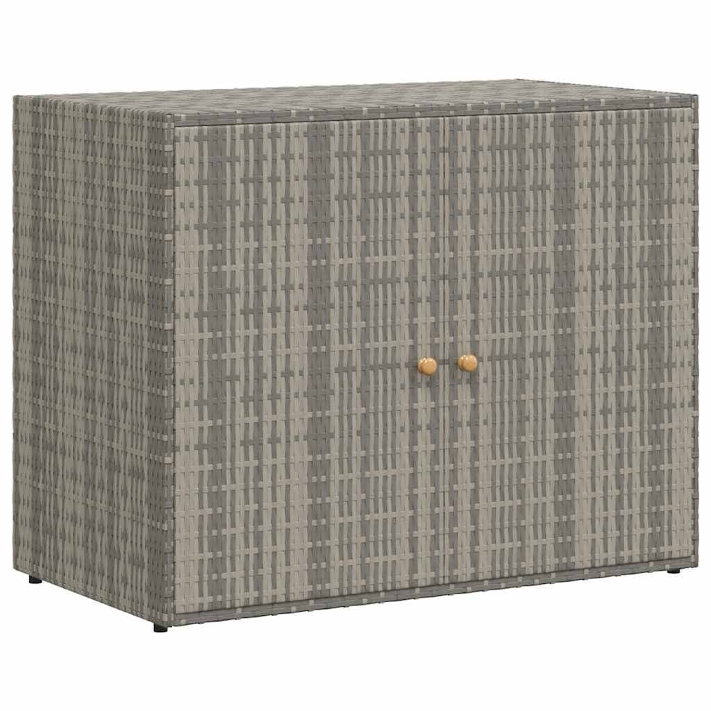 Grey Garden Storage Cabinet 100x55.5x80cm
