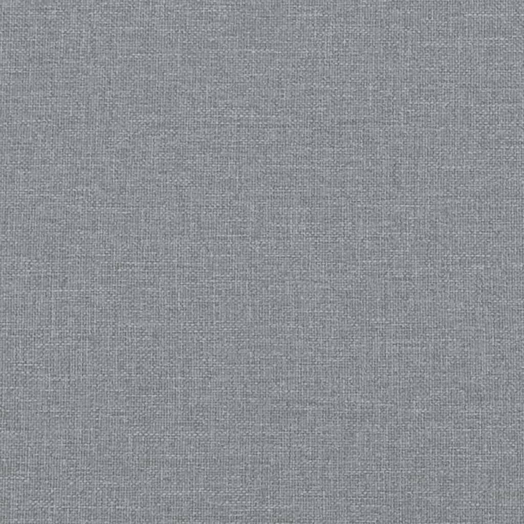 3-Seater Sofa with Footstool in Grey
