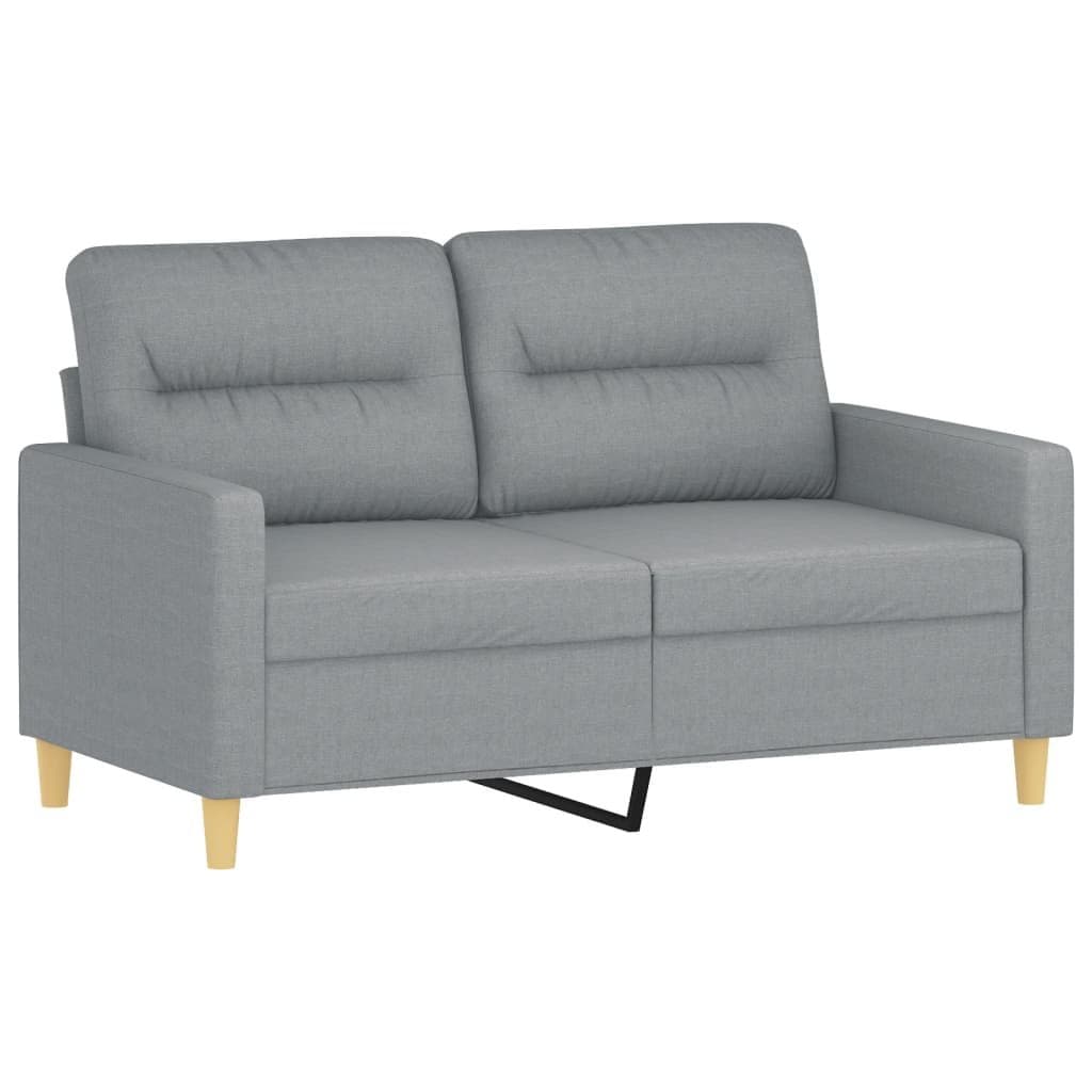 2 Piece Grey Sofa Set for Living Rooms