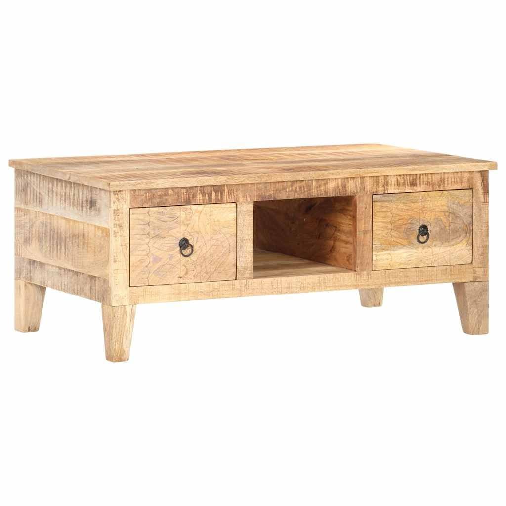 Coffee Table 100x55x40 cm with Storage Drawers