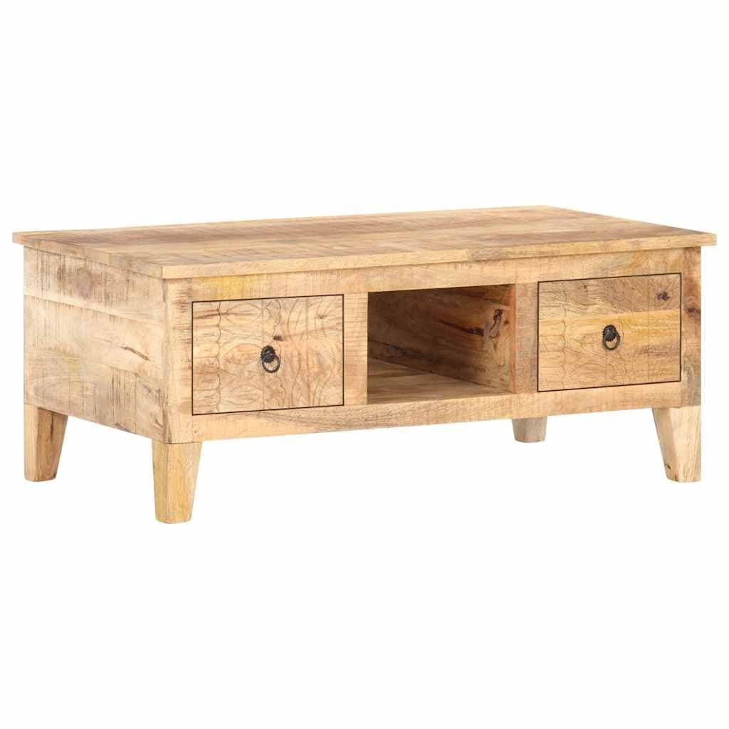 Coffee Table 100x55x40 cm with Storage Drawers